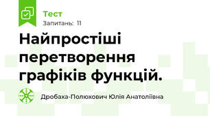 Найпростіші перетворення графіків функцій.