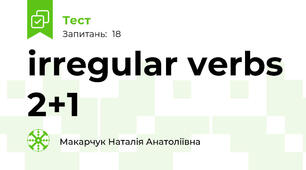 irregular verbs 2+1
