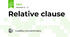 Relative clause 