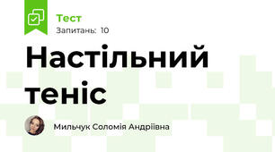 Настільний теніс 