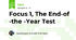 Focus 1, The End-of -the -Year Test