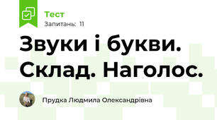 Звуки і букви. Склад. Наголос.