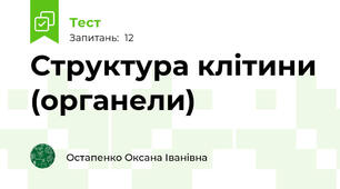 Структура клітини (органели)