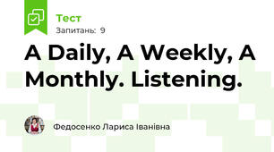 A Daily, A Weekly, A Monthly. Listening.