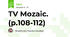 TV Mozaic. (p.108-112)
