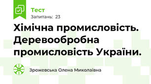 Хімічна промисловість. Деревообробна промисловість України.