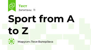 Sport from A to Z
