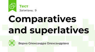 Comparatives and superlatives
