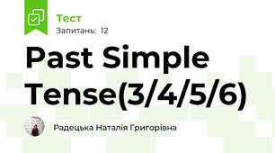 Past Simple Tense(3/4/5/6)