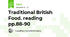 Traditional British Food. reading pp.88-90