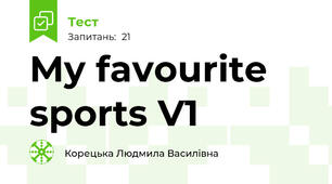  My favourite sports V1