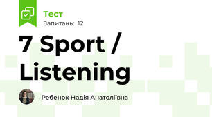7 Sport / Listening