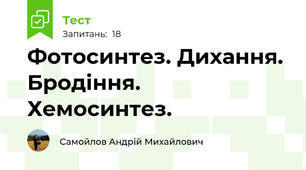 Фотосинтез. Дихання. Бродіння. Хемосинтез.