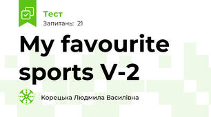 My favourite sports V-2