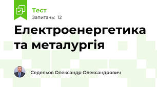 Електроенергетика та металургія