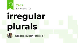 irregular plurals