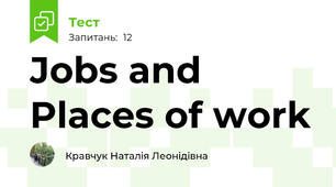 Jobs and Places of work