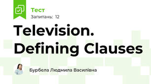 Television. Defining Clauses