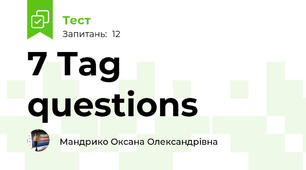 7 Tag questions 