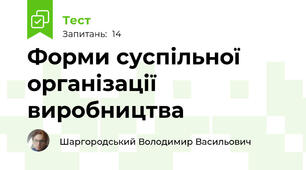 Форми суспільної організації виробництва