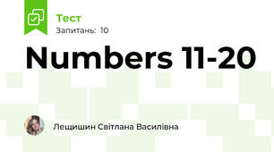 Numbers 11-20