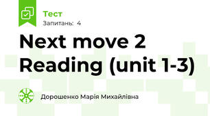 Next move 2 Reading (unit 1-3)