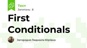 First Conditionals