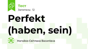 Perfekt (haben, sein)