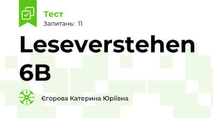 Leseverstehen 6B