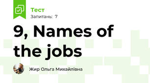 9, Names of the jobs 
