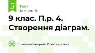 9 клас. П.р. 4. Створення діаграм.