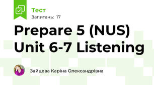 Prepare 5 (NUS) Unit 6-7 Listening