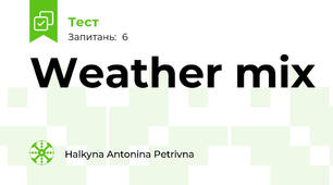 Weather mix