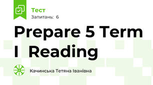 Prepare 5 Term I  Reading