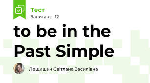 to be in the Past Simple
