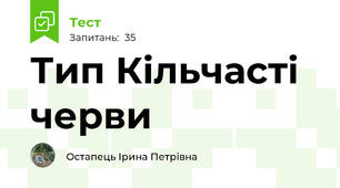  Тип Кільчасті черви 