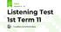 Listening Test 1st Term 11