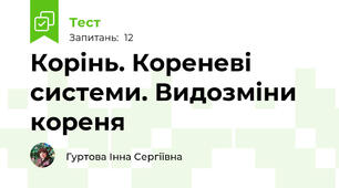 Корінь. Кореневі системи. Видозміни кореня