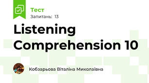Listening Comprehension 10