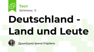 Deutschland - Land und Leute 