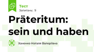 Präteritum: sein und haben