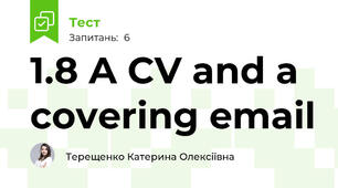 1.8 A CV and a covering email