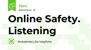 Online Safety. Listening