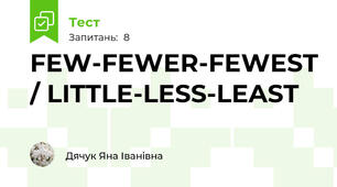 FEW-FEWER-FEWEST / LITTLE-LESS-LEAST