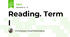 Reading. Term I