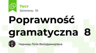 Poprawność gramatyczna  8