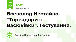 Всеволод Нестайко. "Тореадори з Васюківки". Тестування.