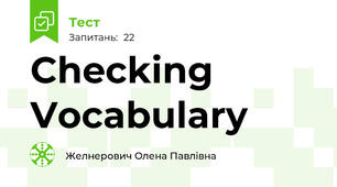 Checking Vocabulary