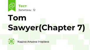 Tom Sawyer(Chapter 7)