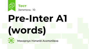 Pre-Inter A1 (words)